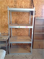 Metal /wood shelf 36 x 24 x 72