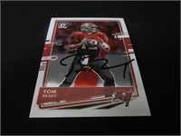 Tom Brady Signed Trading Card RCA COA