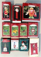 11 Hallmark Toy Christmas Ornaments Boxed