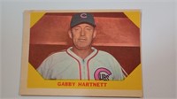 1960 Fleer Set-Break # 29 Gabby Hartnett