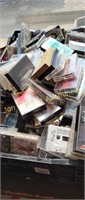 assortment of cassette tapes