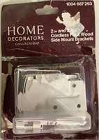 Home Decorations 2/2.5" Side Mount Brackets