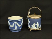 2 Pieces of Blue Wedgwood