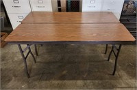 (2) Folding Tables