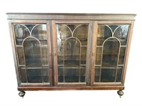 MAHOGANY 3 DOOR BOOKCASE