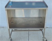 Stainless Steel Rolling Work Table w/ Storage
