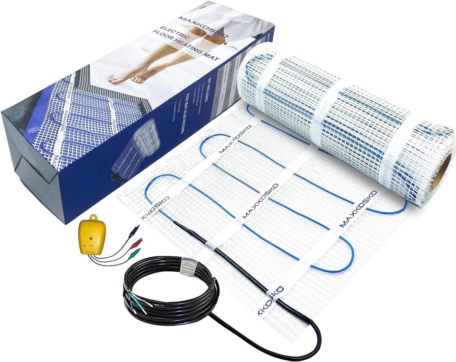 MAXKOSKO Electric Floor Heat Mat Kit