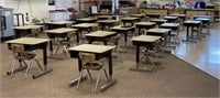 Teachers Desks, 2 total (52x29x29in), Students