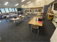 Student Chairs, 33 total, Long Tables, 9 total