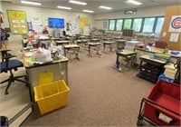 Teachers Desks, 2 total (52x29x29in), Student