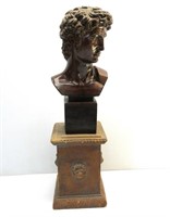 Statue on Pedestal 10"T