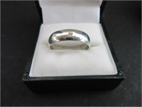 Sterling Silver Band Ring    4.63 grams