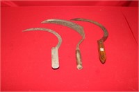 Lot 3 Hand Sickles