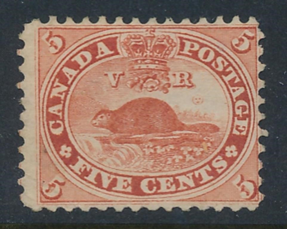 CANADA #15 MINT AVE-FINE LH