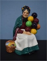 Royal Doulton Old Balloon Seller Lady Figure