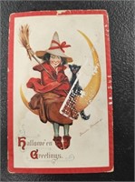 Antique Gibson Hallowe'en Series Postcard No.
