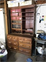 Vintage Warren Hardware Store Cabinet (See below)