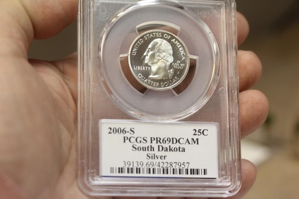 PCGS Graded Silver Quarter