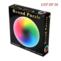 LOT OF 16 - 1000 pcs/set Colorful Rainbow Round Ge
