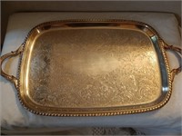 The Shefield Silver Co Serving Tray
