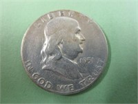 1951 Ben Franklin Half Dollar