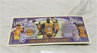 Kobe Bryant Souvenir Dollar Note