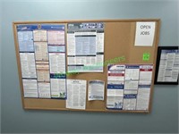 6'x4' Bulletin Board