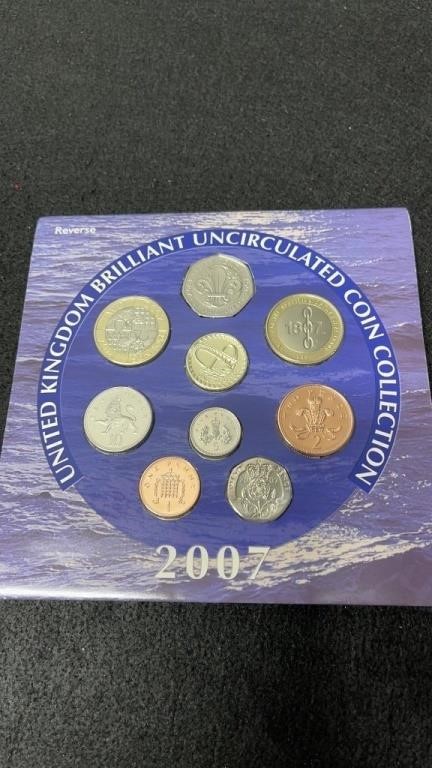 2007 United Kingdom Uncirculated Coin Set