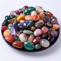 SigMntun Polished Stone Set - 72 Pcs Handpicked