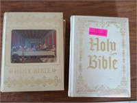 2 copies of the Holy Bible 1971, 1976