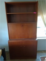 3 Pc wooden bookcase/desk 72 x 36 x 16