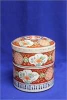 A Japanese Imari Stacking Container