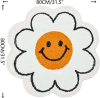FOMAILE Bathroom - Sunflower Happy Face, 31.5IN