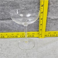 Clear Champagne Glass