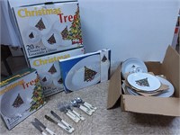 (40+) Christmas Tree Dinner Set