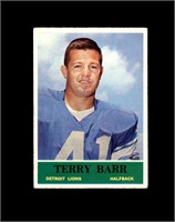 1964 Philadelphia #57 Terry Barr EX to EX-MT+