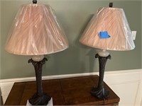 2 very nice lamps with shades