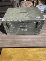 Green military radio box