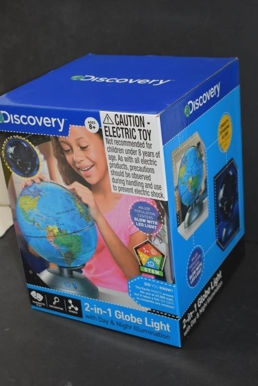 New Discover Revolving World Globe on Stand