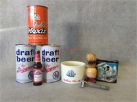 Vintage Men's Shaving & Suds Advertising Lot