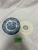 (10) Liberty Blue Monticello Bread / Butter Plate