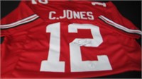Cardale Jones signed football jersey COA