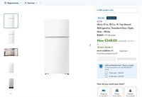 A901  Mora 31 Top Mount Refrigerator - White