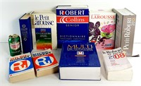 8 dictionnaires français/anglais divers, A-1