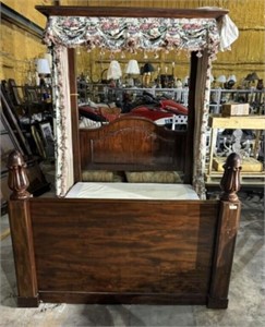 Antique Traditional Half Tester Bed
