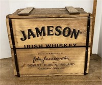 Jameson Irish Whiskey wood crate