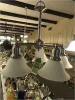 4 bulb open globe ceiling light fixture