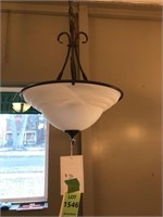 ceiling light fixture with simple deocr iron