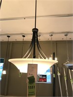 simple metal design glass shade ceiling light