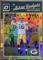 Aaron Rodgers 2016 Optic Silver Holo